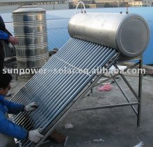 solar water heater with heating exchange