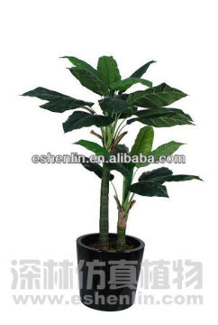 plastic artificial anthurium plants;artificial banana trees