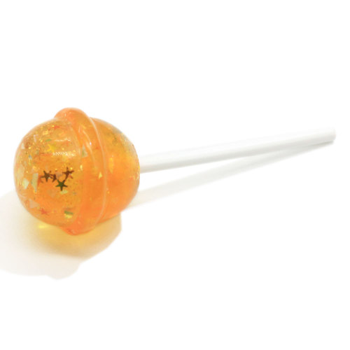 Symulowany Lollipop Glitter 3D Modle Candy Resin Craft Miniatures Żywności