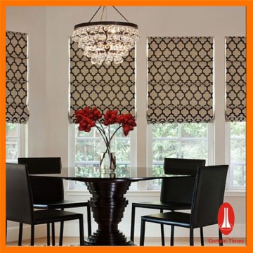 Curtain times motorized roman fabric shade for house window decoratived