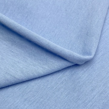 Tissu de jersey simple en tricot de coton 100% mercerisé