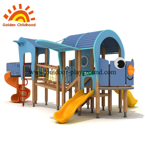 Taman bermain playhouse outdoor backyard playground