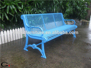 Metal outdoor bench cast iron park bench wrought iron bench