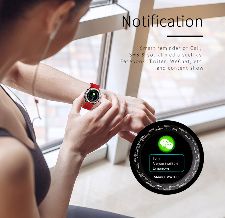 SKMEI W30 Waterproof Smart Watch with Heart Rate Monitor Pedometer Sleep Monitor