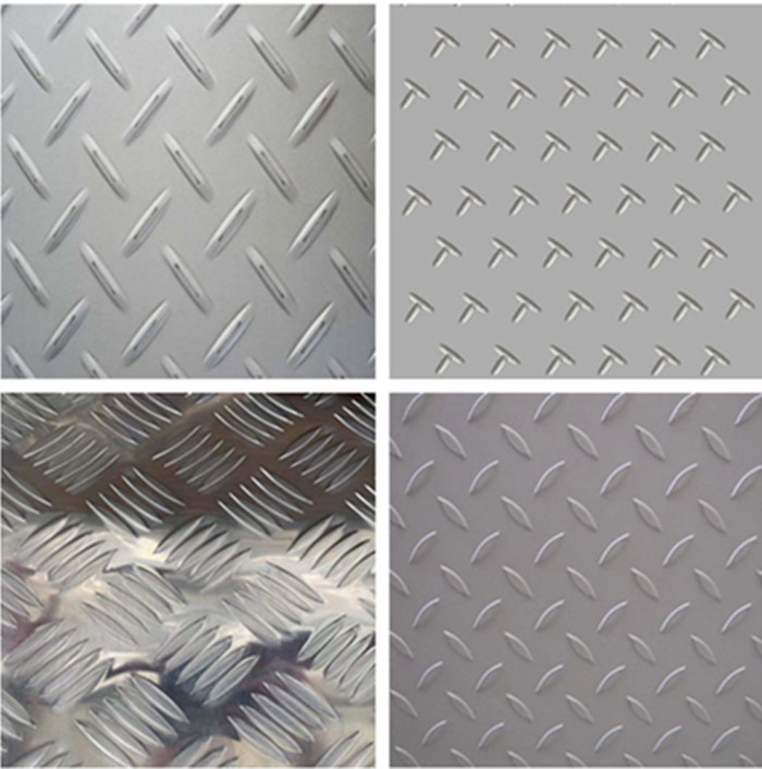 Custom size 6mm thick checkered steel plate 201 stainless steel antislip plate