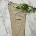 Frauen Leggings Khaki Pferdhose mit Tasche