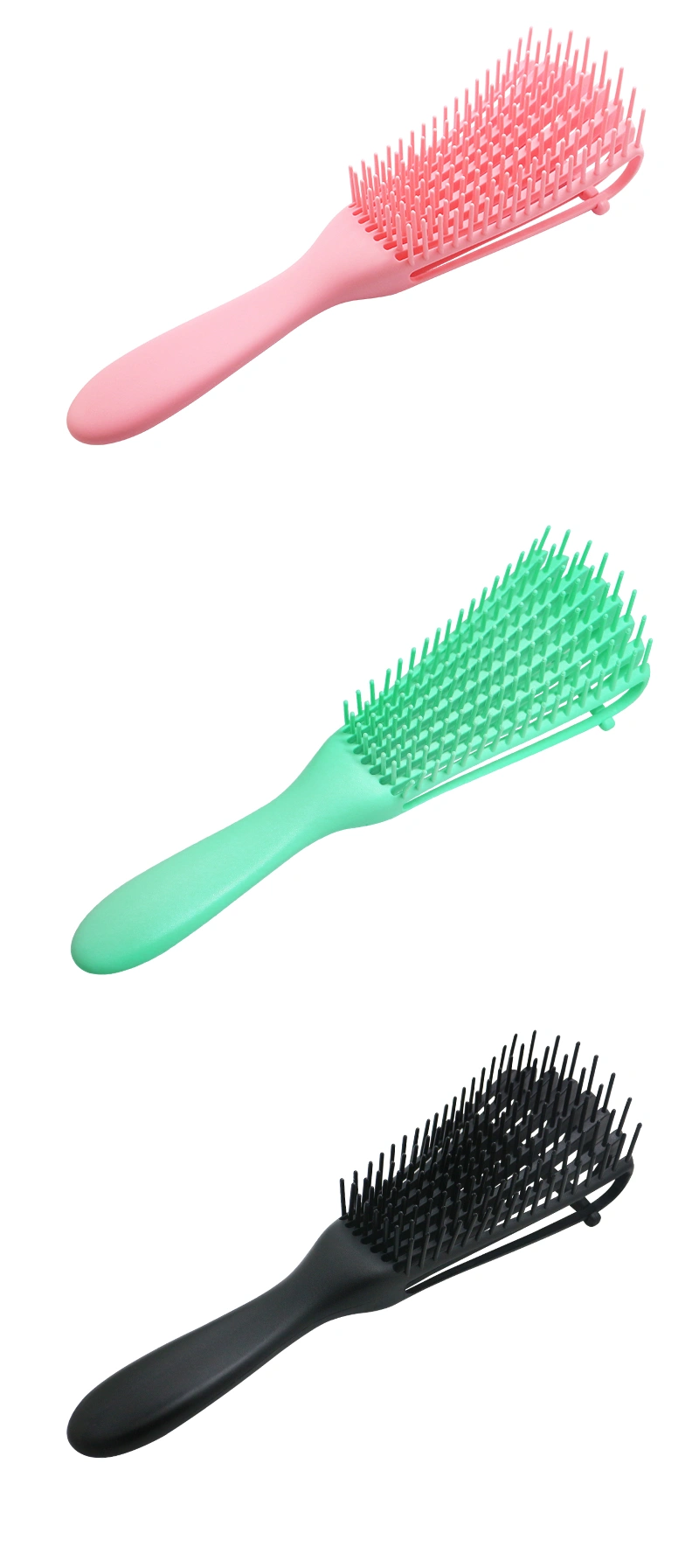 Hair Brush Scalp Massage Comb Detangle Hairbrush Wet Curly Health Care Comb for Salon Hairdressing Styling Tool