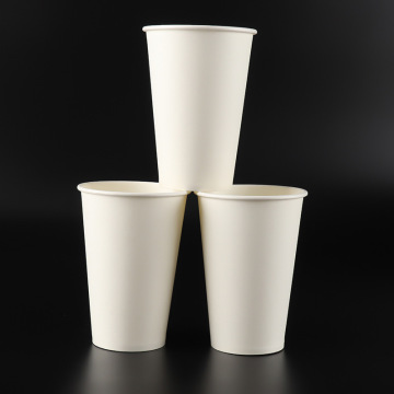 High-Quality Paper Cups with Logos, Various Sizes, Includes Lid