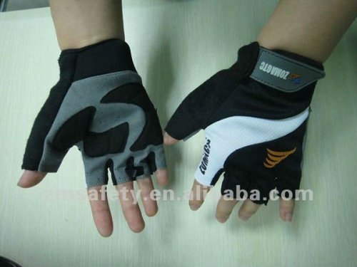 Fingerless Leather Custom Mountain Hand Gloves For Bikes ZMR563