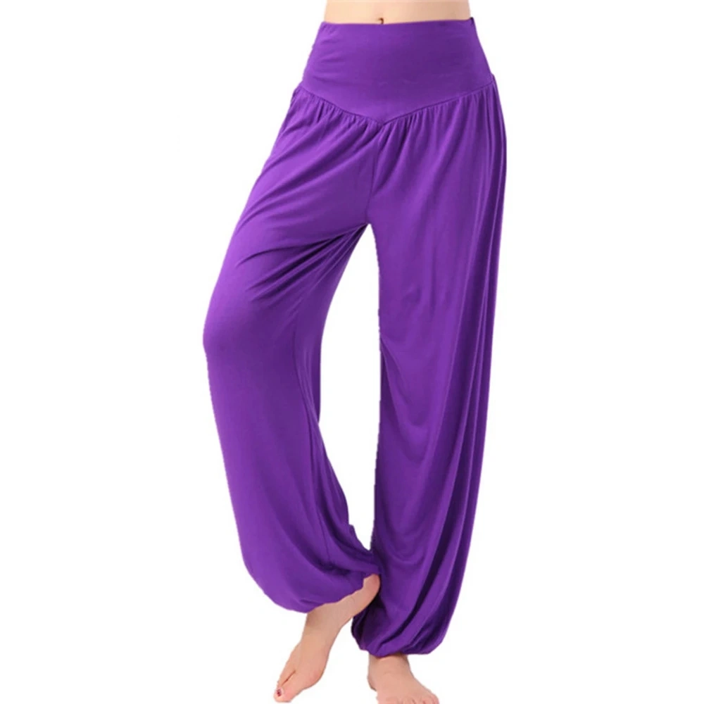 High Waist Dancing Trouser Sport Yoga Soft Lantern Pants