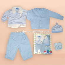 Hand Knitted Baby Cardigan&Hat&Mitten for newborn baby sweaters