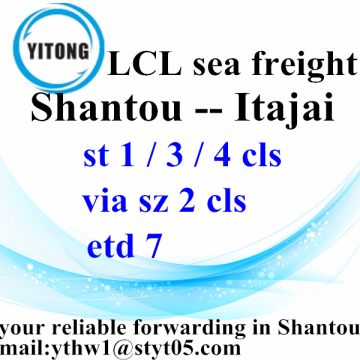 Ocean Freight Forwarder Free Shipping to Itajai