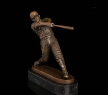 Sport items small metal gift indoor bronze sculpture ornament