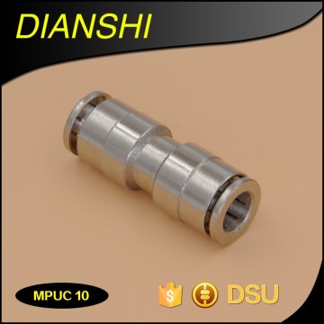 Straight quick connection hose compression fitting brass fitting metal pump fitting