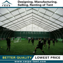 Durable fabricated soccer halls, soccer pavilion with aluminium frame for sale
