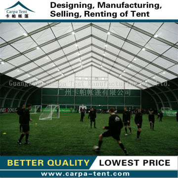Durable fabricated soccer halls, soccer pavilion with aluminium frame for sale