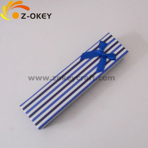 Paper gift case wholesale with stripes printing