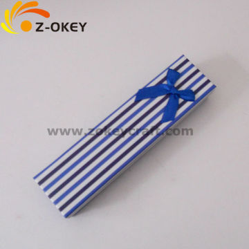 Paper gift case wholesale with stripes printing