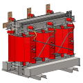 Transformador de distribuição tipo seco 250kVA 33kV