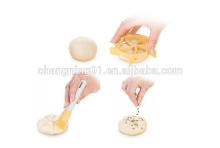 New DIY Kaiser Roll Maker Mold Cake Bread Seal Cutter Tools for Kitchen Baking
