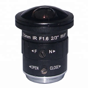 2.5mm CS Mount 190 Degree Fisheye Lens with 6.4mm Circle Image