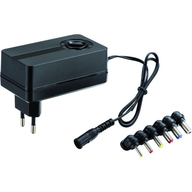 Multi Voltage 7.5V 9V 12V DC Power Adapter