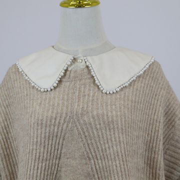 lady's 100% lamb wool pullover with sleeveless