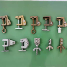 Security Tools Metal Earthing Clamp Line Clamp Aluminum and Copper Accessories Temporary Grounding Equipment