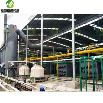 Pyrolysis of Solid Waste Plastic to Fuel Machine for Sale