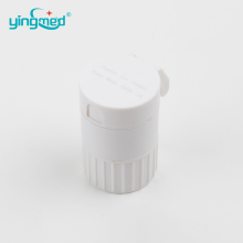 Round Pill Box with Pill Cutter