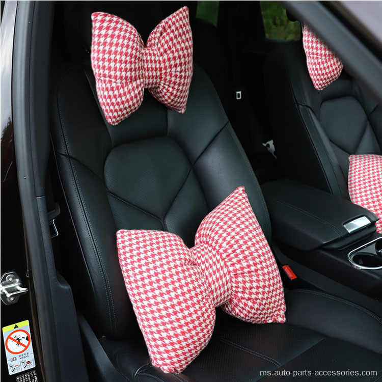 Bantal lumbar comel untuk bantal headrest kereta