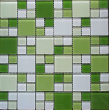 Bathroom/kitchen mosaic decorations,crystal clear glass mosaic