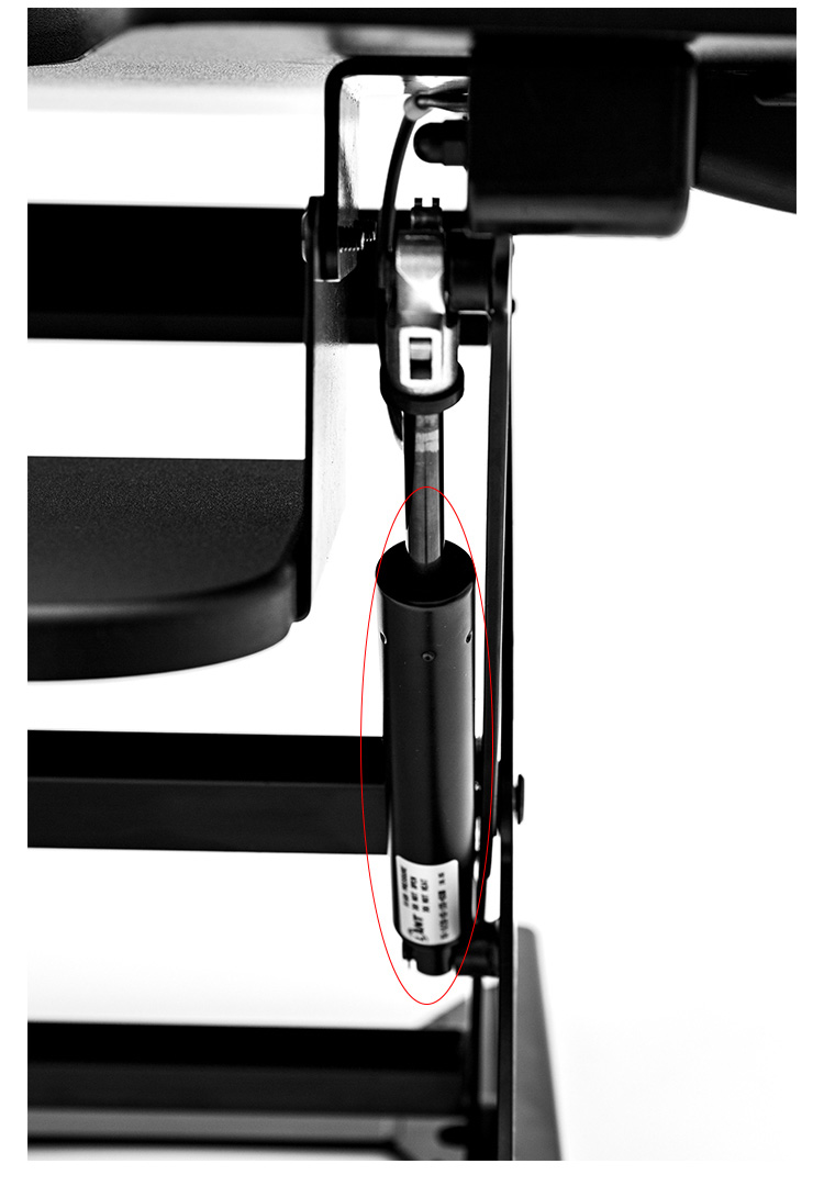 Built-In Keyboard Holder Variable Height Adjustable Table Gas Lift Adjustable Desk