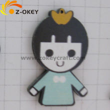 2016 Newest High quality Wholesale girl-shape wood fridge magnet alibaba com