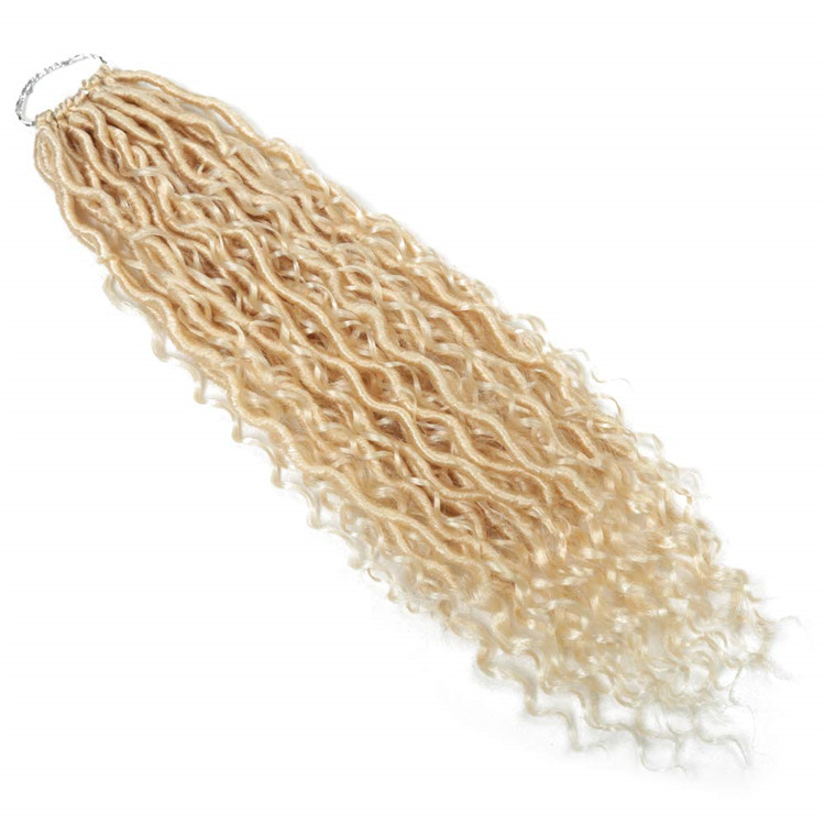 River Faux Locs Crochet Hair Pre Looped Messy Goddess River Faux Locs Wholesale