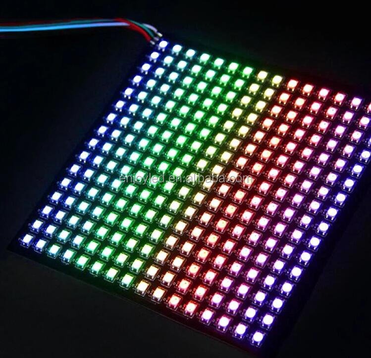 WS2812B SK6812 Digital Flexible Programming 16*16 Pixel LED Panel Matrix