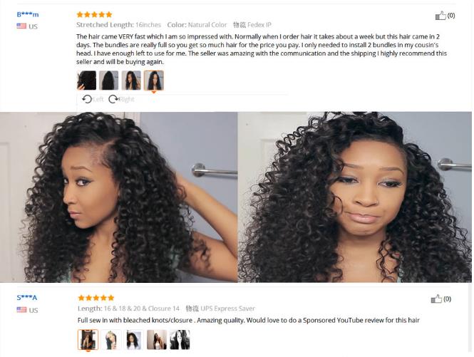 Cuticle Aligned Virgin Mongolian Kinky Curly Human Hair Crochet Braids  In South Africa, Kinky Hair Vendor Ombre With Closure