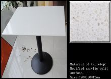 Artificial Marble Square Unique Design Clear Coffee Tables Marble Table Tops With Oem