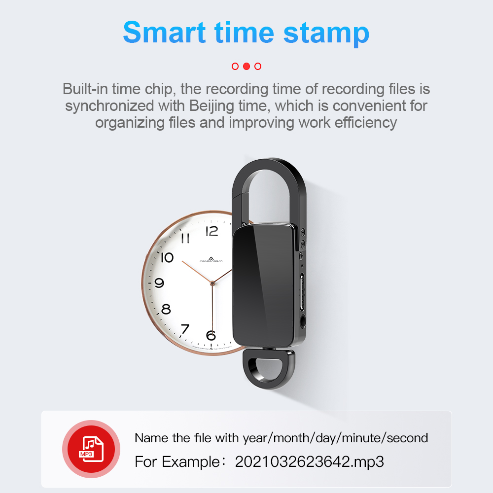 S20+  Recording Voice Activated Audio Recorder voice recorder with playback