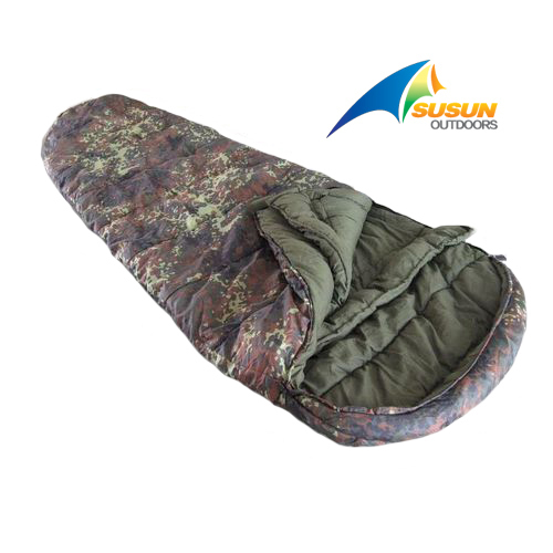 Saco de dormir camuflagem militar