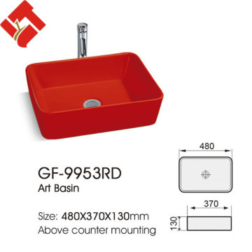 modern furniture design new invention red kitchen sink