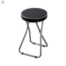 Metal Leg Round Padded Folding Stools