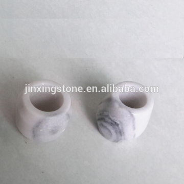 white marble candle holder /stone candle holder /Stone tealight candle holder