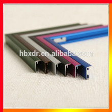 Anodized color diffirent types custom aluminum lighting photo frame
