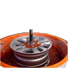 Professional DZP Wheel Polishing Machine for Alloy Wheels with Abrasive Medias