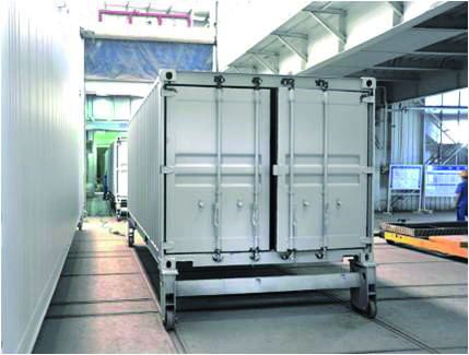 Painting Line for Prefab Workshop Container Type