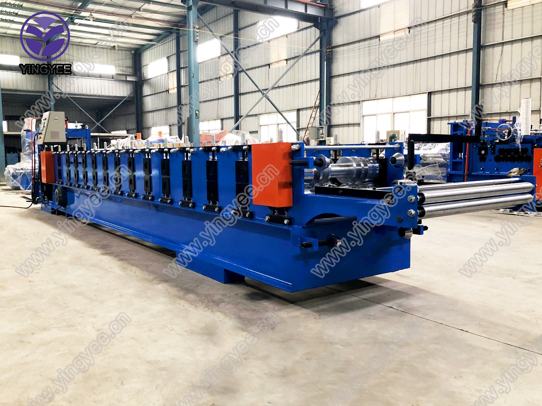 Galvanized steel roof sheet standing seam roll forming machine