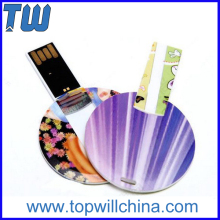 Round Design Card Twsiter Usb Pen Zip Drive