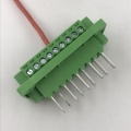 9pin through wall mounting pluggable terminal block