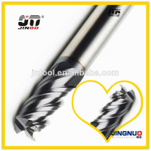 Solid Carbide Long Shank 3 Flute for Aluminum Processing End Mill